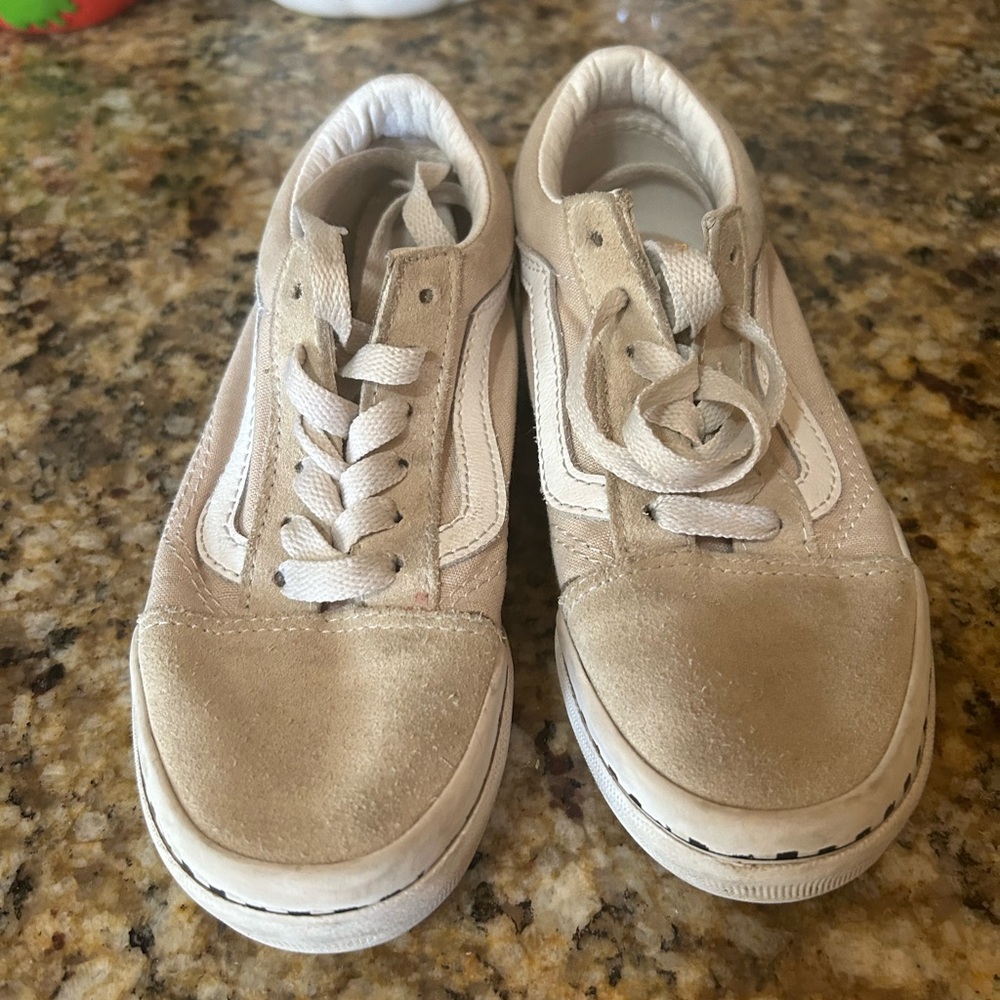 Kids Vans Beige Sneakers